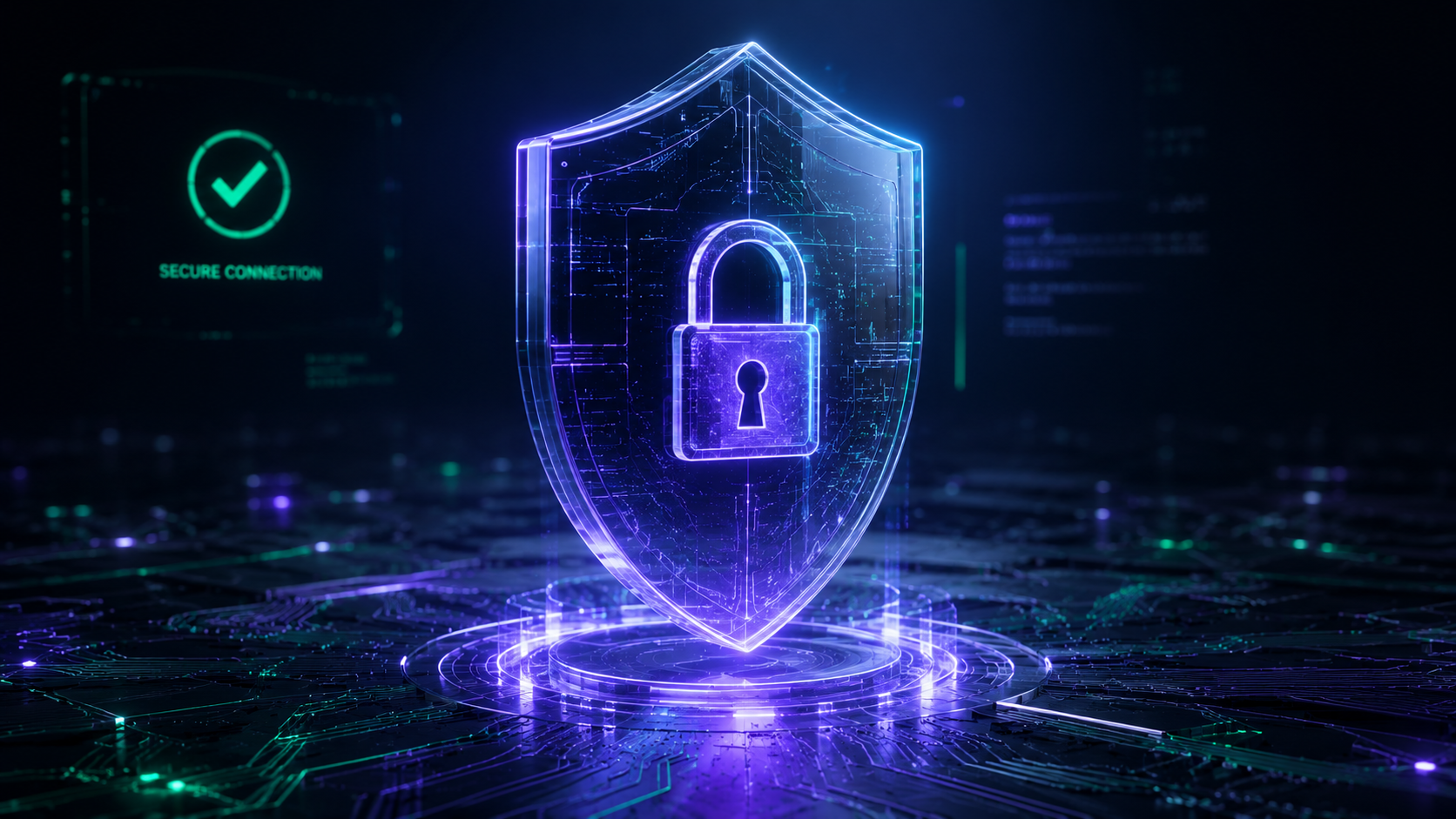 Security vault and encryption visual